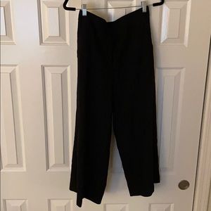 Ann Taylor Plaid Wide Leg Pants